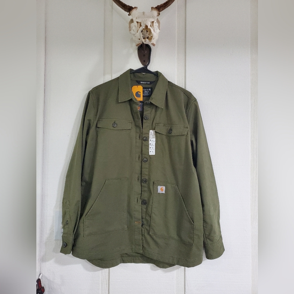Carhartt Rugged Flex long sleeve jersey lined shirt